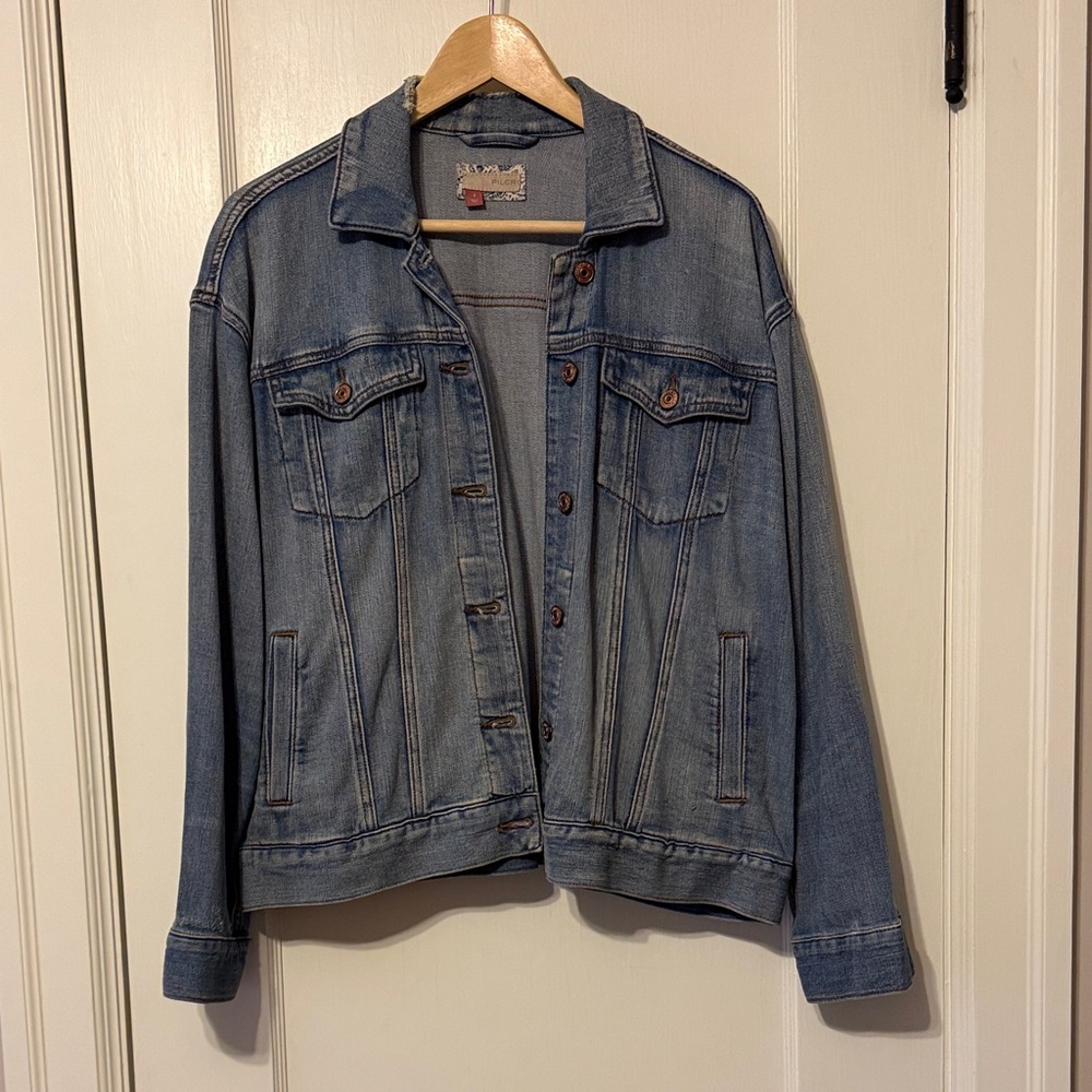 Anthropologie Pilcro Blue Denim Jacket